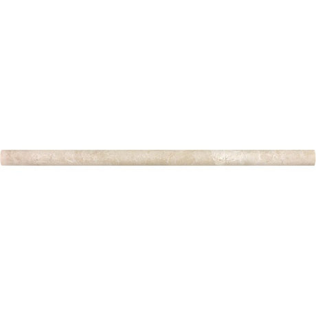 5/8 X 12 In Allure Crema Honed Marble Pencil - BUILDMYPLACE