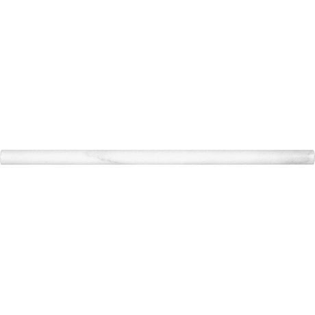 5/8 X 12 In Bianco Venatino Polished Marble Pencil - BUILDMYPLACE