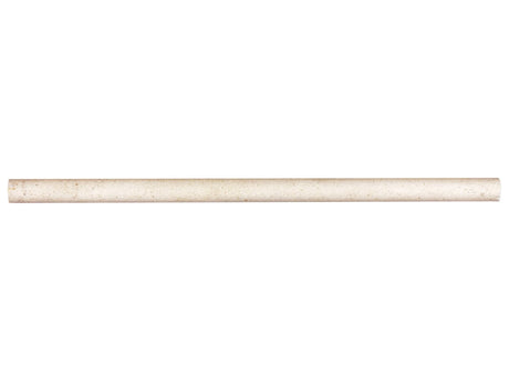 5/8 X 12 In Serene Ivory Honed Limestone Pencil - BUILDMYPLACE