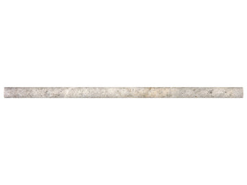 5/8 X 12 In Silver Ash Honed Travertine Pencil