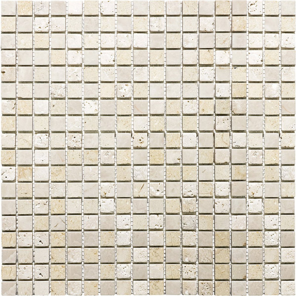 5/8 X 5/8 In Bliss Multi Color Summerhouse Stone Blend Mosaic - BUILDMYPLACE