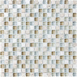 5/8 X 5/8 In Glass Stone Bliss Blend Spa Mosaic - BUILDMYPLACE