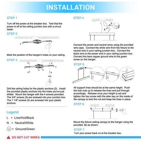 led-kitchen-island-light-chandelier-43w-3000k