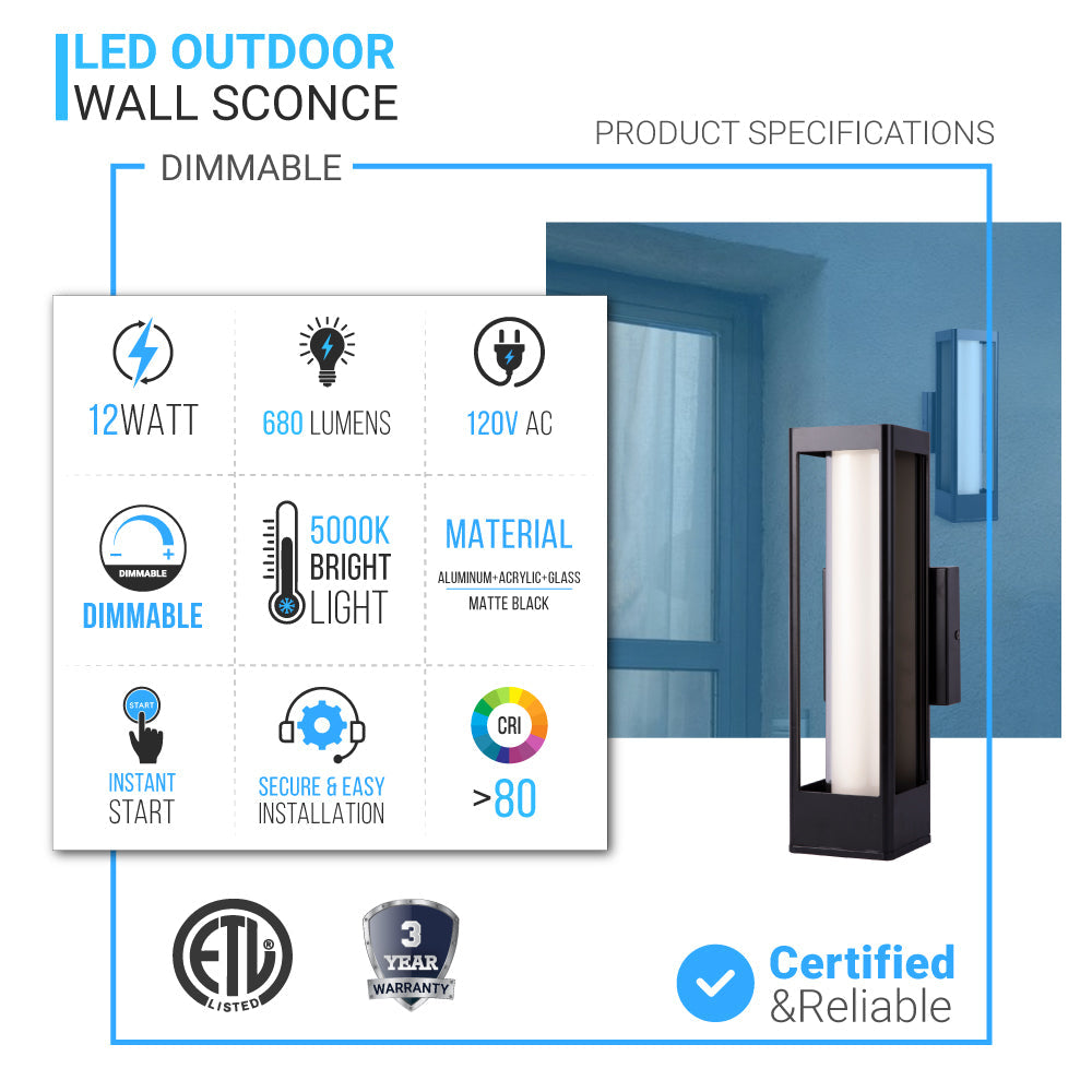 black-aluminum-led-outdoor-wall-cylinder-light