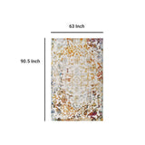 5'x8' Reflect Primrose Ornate Floral Lattice Indoor Outdoor Area Rug - BUILDMYPLACE