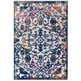 5'x8' Reflect Primrose Ornate Floral Lattice Indoor Outdoor Area Rug - BUILDMYPLACE