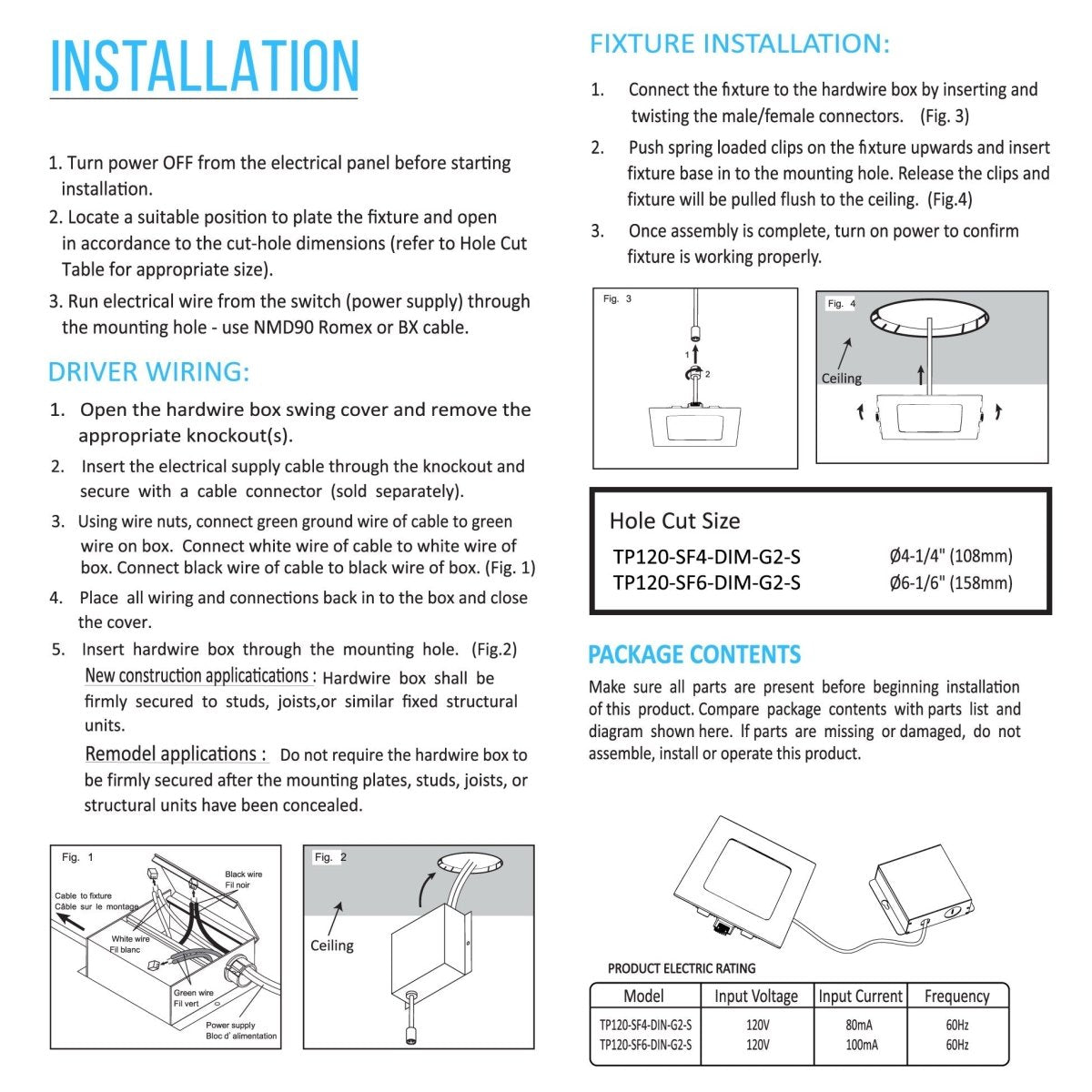 6" 12W LED Slim Panel Recessed Ceiling Light CCT Changeable 2700k/3000K/3500K/4000K/5000K, with Junction Box, Square - BUILDMYPLACE