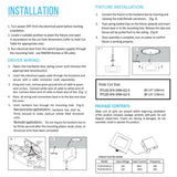 6" 12W LED Slim Panel Recessed Ceiling Light CCT Changeable 2700k/3000K/3500K/4000K/5000K, with Junction Box, Square - BUILDMYPLACE