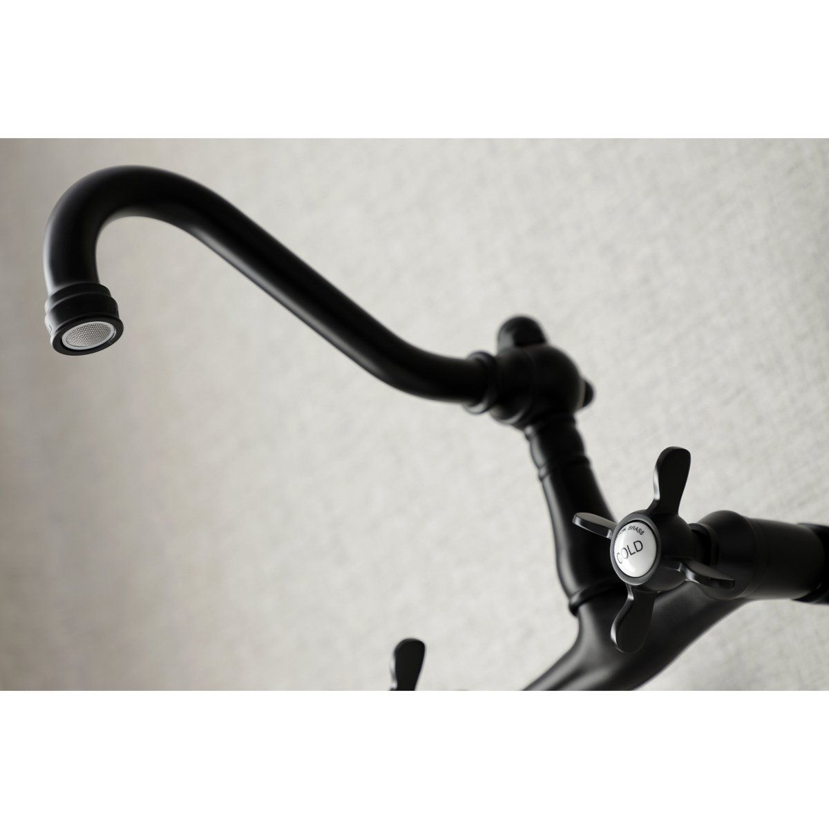 6" Adjustable Center Wall Mount Kitchen Faucet - BUILDMYPLACE