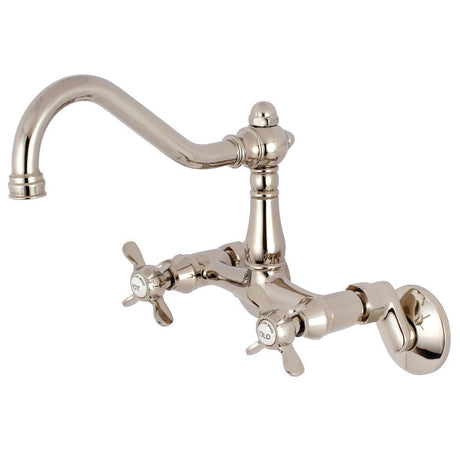 6" Adjustable Center Wall Mount Kitchen Faucet - BUILDMYPLACE