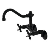 6" Adjustable Center Wall Mount Kitchen Faucet - BUILDMYPLACE