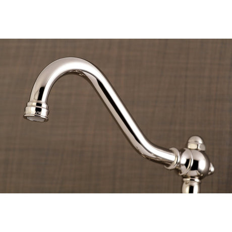 6" Adjustable Center Wall Mount Kitchen Faucet - BUILDMYPLACE