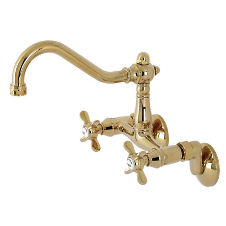 6" Adjustable Center Wall Mount Kitchen Faucet - BUILDMYPLACE