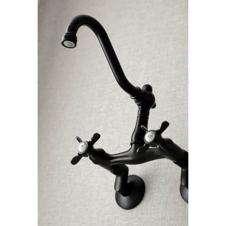 6" Adjustable Center Wall Mount Kitchen Faucet - BUILDMYPLACE