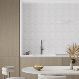 6 In Hexagon La Marca Calacatta Honed Glazed Porcelain Mosaic Tile - BUILDMYPLACE