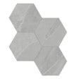 6 In Hexagon Nord Lithium Matte Color Body Porcelain Mosaic - BUILDMYPLACE