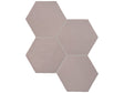 6 in Teramoda Petal Hexagon Glossy Pressed Glazed Ceramic Tile - BUILDMYPLACE