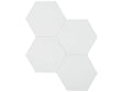 6 in Teramoda Powder Hexagon Glossy Pressed Glazed Ceramic Tile - BUILDMYPLACE