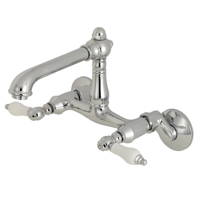 6 - Inch Adjustable Center Wall Mount Kitchen Faucet - BUILDMYPLACE