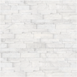 6 X 24 In Bianco Venatino Honed Cubics Marble Panel - BUILDMYPLACE