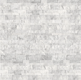 6 X 24 In Bianco Venatino Split Face Marble Panel - BUILDMYPLACE