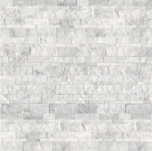 6 X 24 In Bianco Venatino Split Face Marble Panel - BUILDMYPLACE