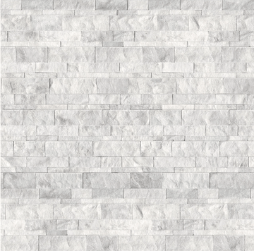 6 X 24 In Bianco Venatino Split Face Marble Panel