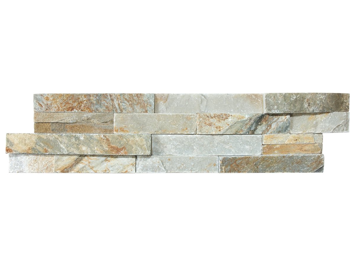 6 X 24 In Ledger Stone Beachwalk Split Face Quartzite Tile - BUILDMYPLACE