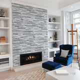 6 x 24 in Ledger Stone Nordic Crystal Split Face Quartzite Tile - BUILDMYPLACE