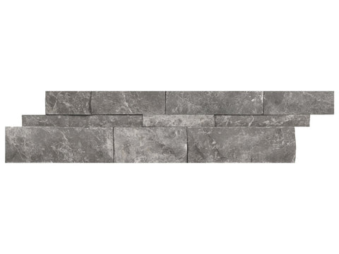 6 X 24 In Stark Carbon Split Face Marble Panel