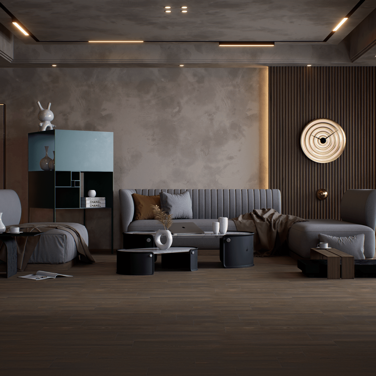 6 X 24 In Vintagewood Cinnamon Matte Pressed Glazed Porcelain - BUILDMYPLACE