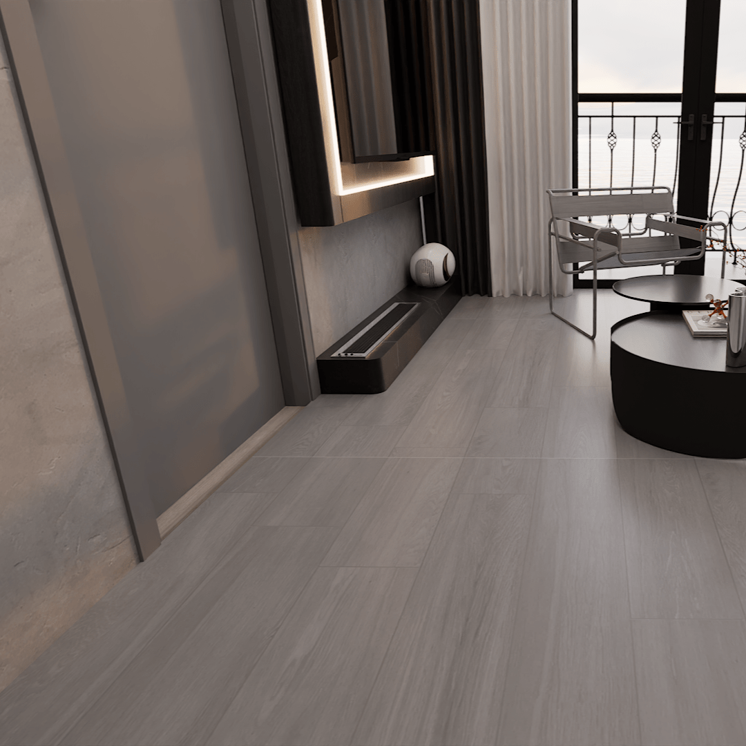 6 X 36 In Vintagewood Dune Matte Pressed Glazed Porcelain - BUILDMYPLACE