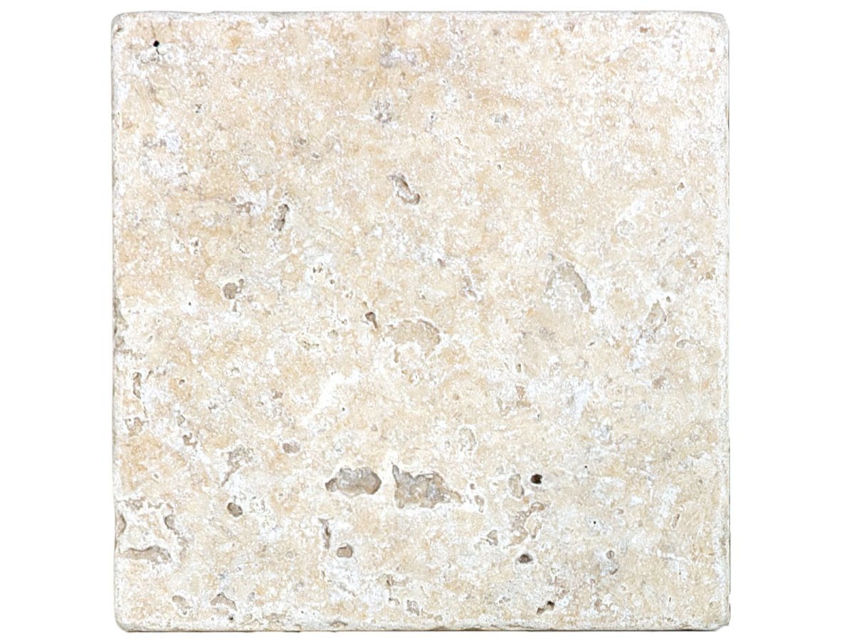 6 X 6 In Picasso Tumbled Travertine - BUILDMYPLACE