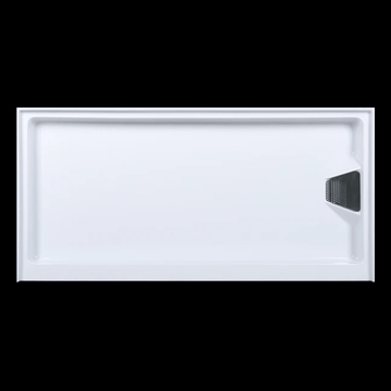 60 in. L x 30 in. W Acrylic Shower Base With Drain, Single Threshold Shower Pan - PRO