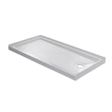 60 in. L x 36 in. W Single Threshold Alcove Shower Pan in White - BUILDMYPLACE