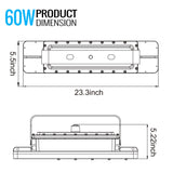 60 Watt 4FT LED Explosion Proof Linear Light, I Series, Non Dimmable, 5000K, 8400LM, AC100 - 277V, IP66, Hazardous Location Lighting Fixtures - BUILDMYPLACE