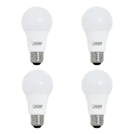 60 - Watt A19 Dimmable CEC Title 20 Compliant 90+ CRI LED Light Bulb, 2700K (4 - Pack) - BUILDMYPLACE