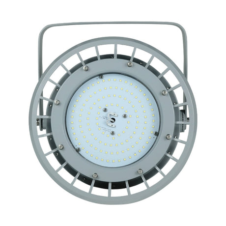 60 Watt LED Explosion Proof Round High Bay Light, B Series, Dimmable, 5000K, 8400LM, AC100 - 277V, IP66, Hazardous Location Lighting Fixtures - BUILDMYPLACE