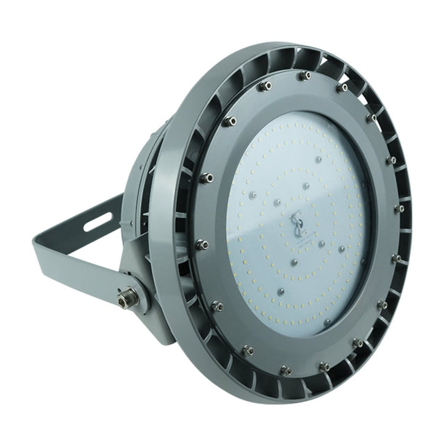 60 Watt LED Explosion Proof Round High Bay Light, B Series, Non Dimmable, 5000K, 8400LM, AC100 - 277V, IP66, Hazardous Location Lighting Fixtures - BUILDMYPLACE