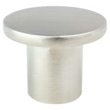 Disc Brushed Nickel Large Knob