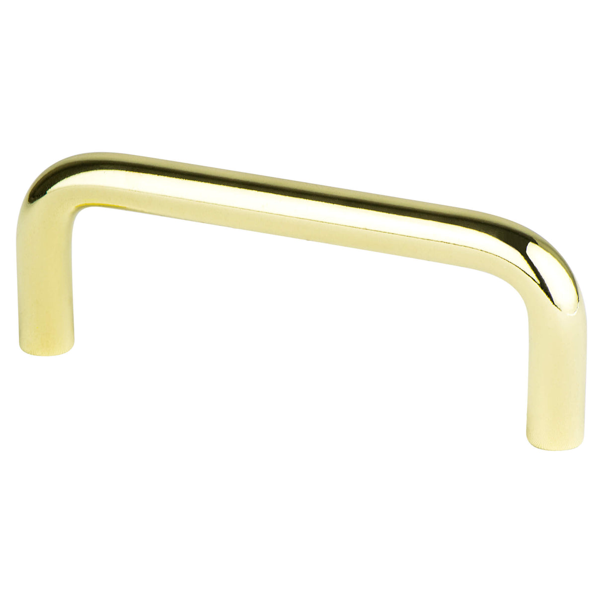 Advantage Wire Pulls 3 inch CC Polished Brass Steel Pull