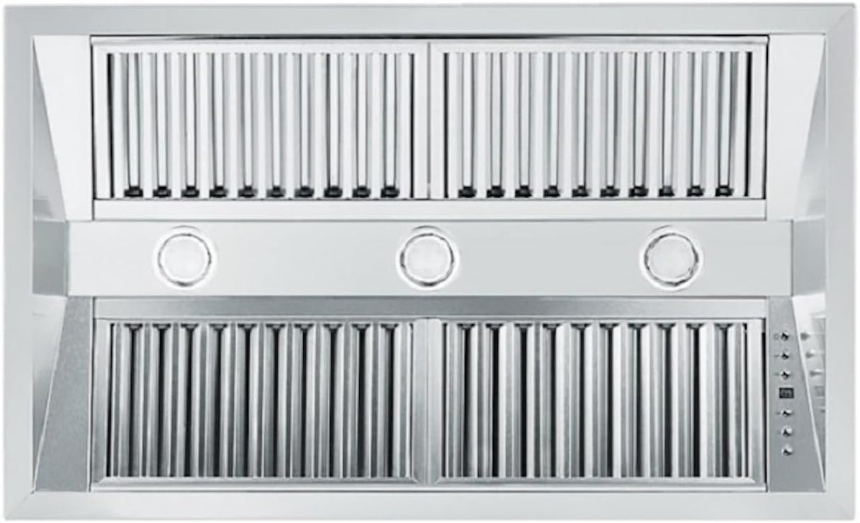 ZLINE 34" Ducted Island Mount Range Hood Insert in Stainless Steel (824i-34)