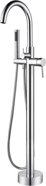 High Flow Freestanding Tub Filler, ‎44.7 x 8.5 x 9.65 inches