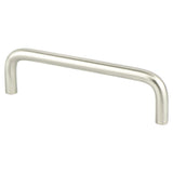 Advantage Wire Pulls 4 inch CC Brushed Nickel Steel Pull