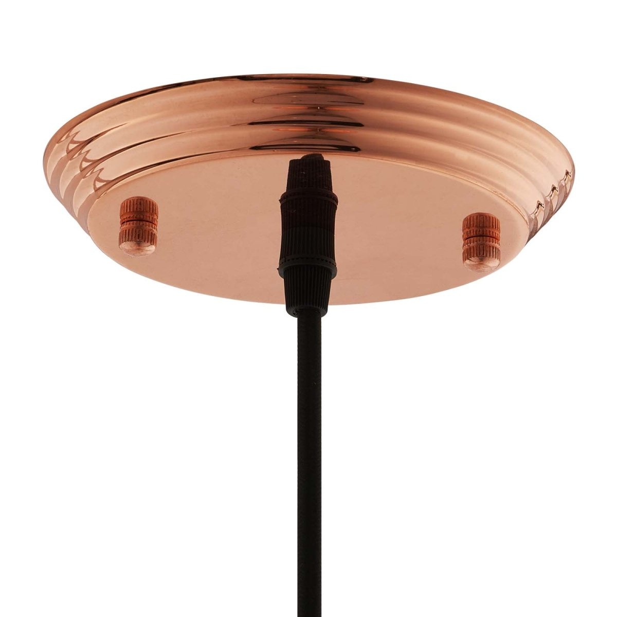 6.5" Dimple Rose - Gold Plated Pendant Ceiling Light - 60W - Bell Shaped - BUILDMYPLACE