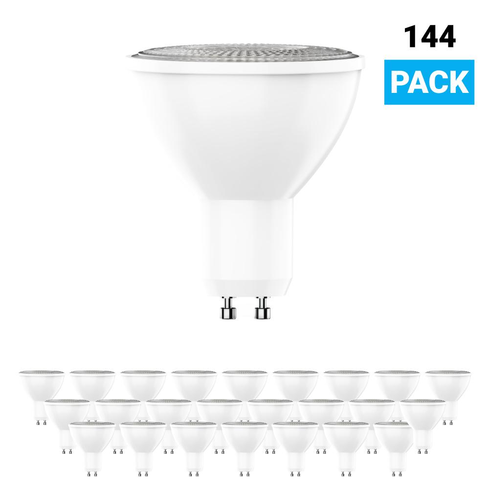 6.5W LED Light Bulbs - PAR16 - 3000K Dimmable - 500 Lm - GU10 Base - Warm White - BUILDMYPLACE