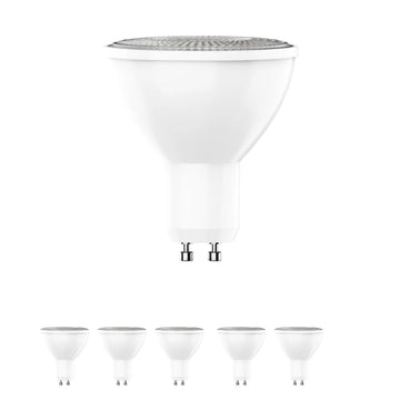 6.5W LED Light Bulbs - PAR16 - 3000K Dimmable - 500 Lm - GU10 Base - Warm White