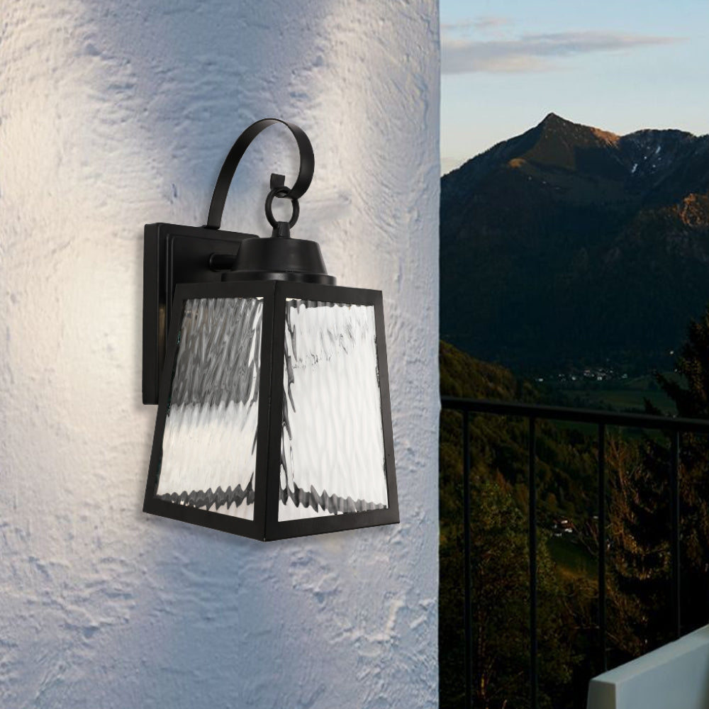 textured-black-outdoor-wall-lantern