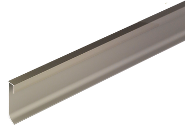 Construct LED Illuminable skirting 2-3/8 in. Nickel Anodized Aluminum LED Edge Trim