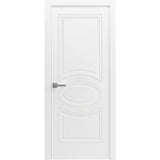 Solid French Door / Mela 7001 Matte White / Single Regular Panel Frame Handle / Bathroom Bedroom Modern Doors